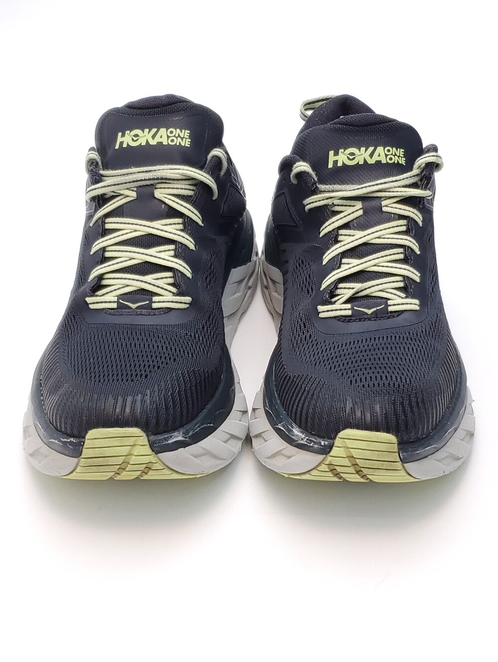 Hoka One One Bondi 7 Running Shoes Blue Graphite Butterfly Gray Athletic Mens 10 - Picture 4 of 8